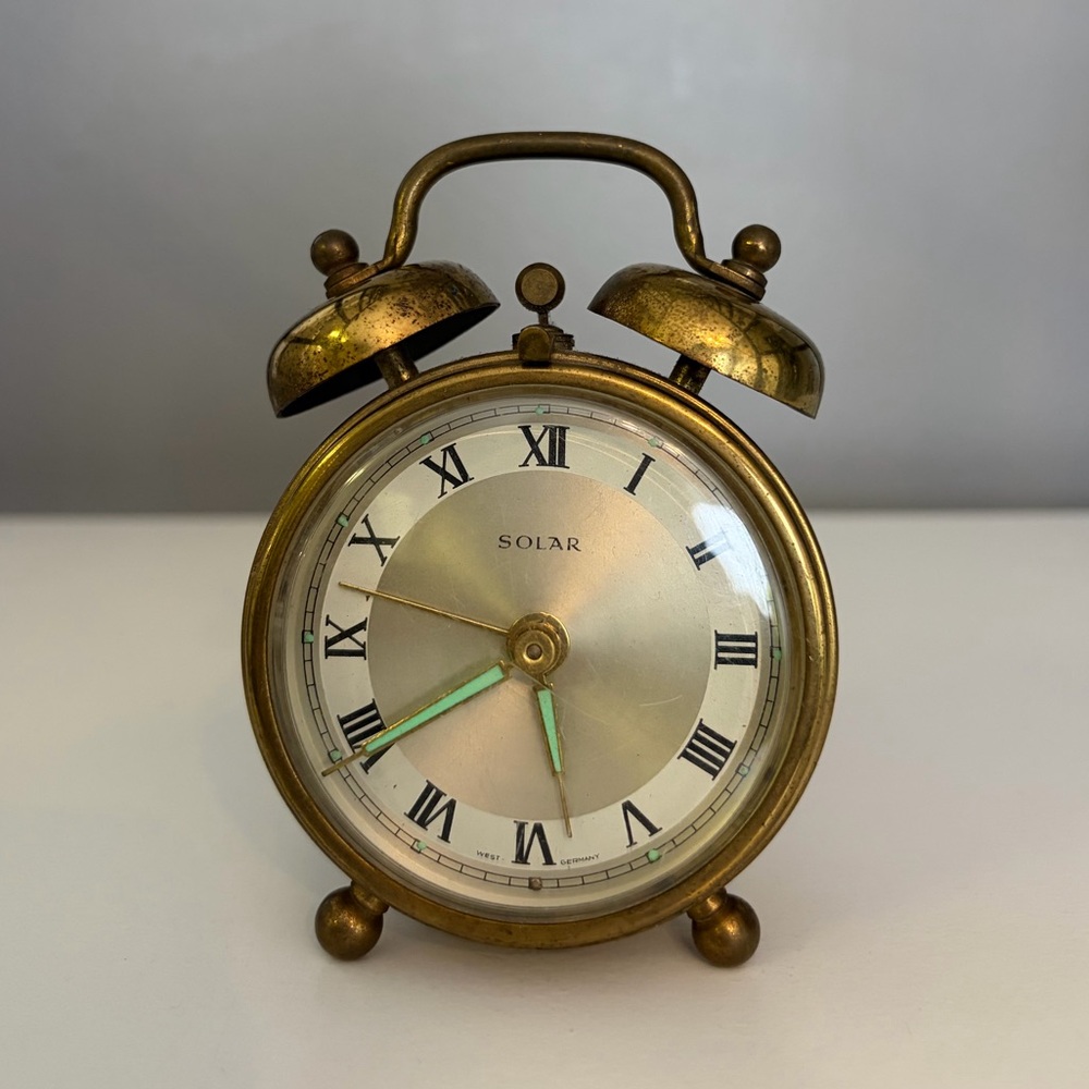 Vintage Alarm Clock by Solar